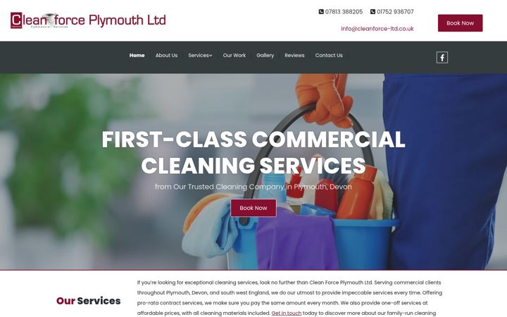 Zrzut ekranu cleanforce-ltd.co.uk