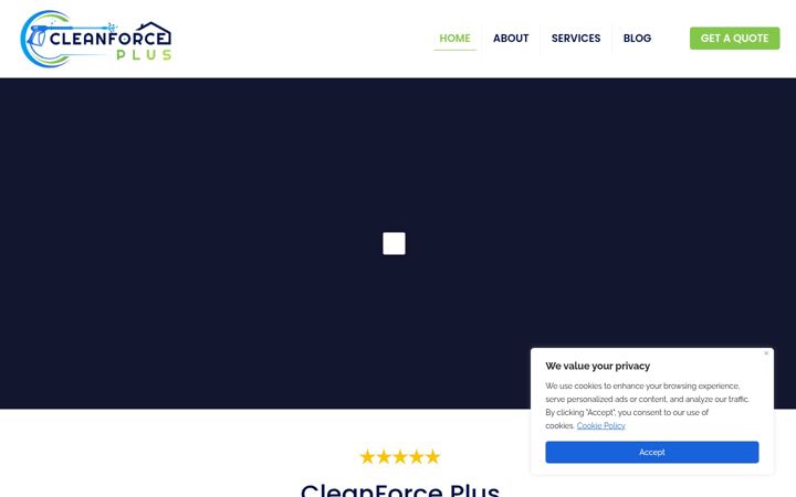 Screenshot of cleanforceplus.com