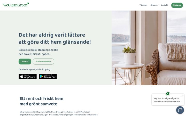 Screenshot of cleangreen.se