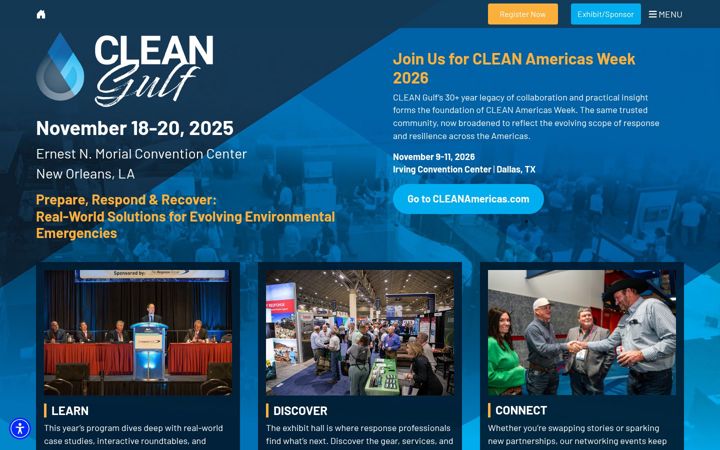 Screenshot του cleangulf.org