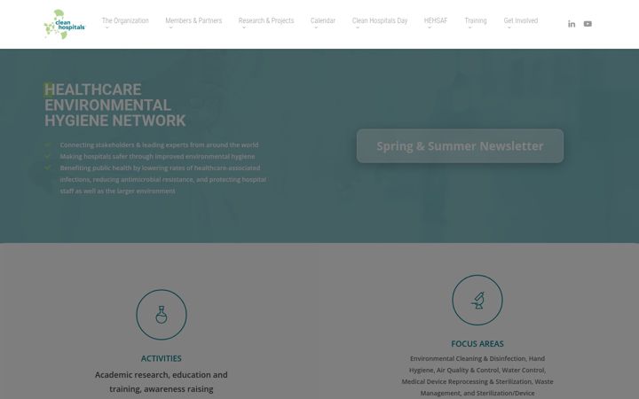 Screenshot of cleanhospitals.com