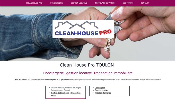 Screenshot of cleanhousepro.fr