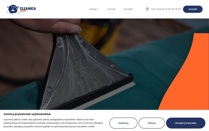 Screenshot of cleanicaprania.pl