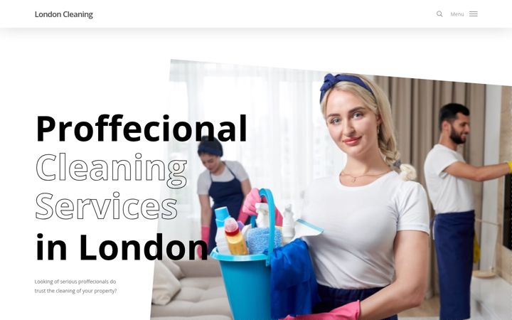 Zrzut ekranu cleaning-london.uk