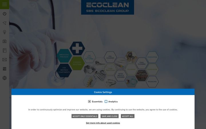 Screenshot of cleaning-medtech.com
