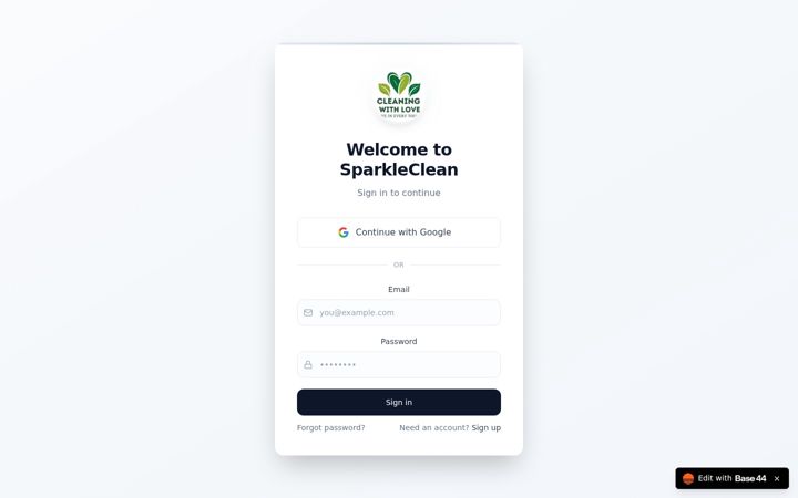 Screenshot του cleaning-with-love.org