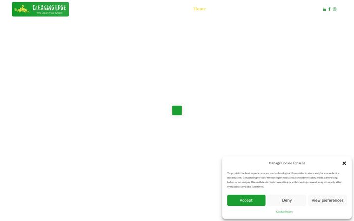 Екранна снимка на cleaningedge.co.za