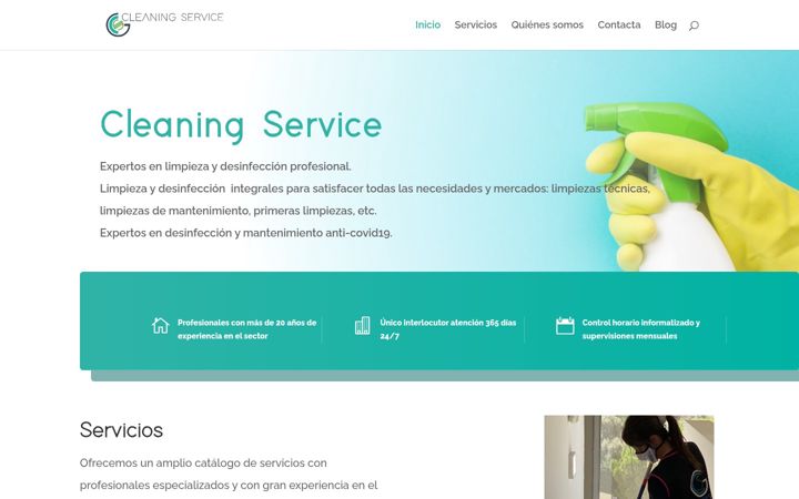 Screenshot of cleaningservice.es