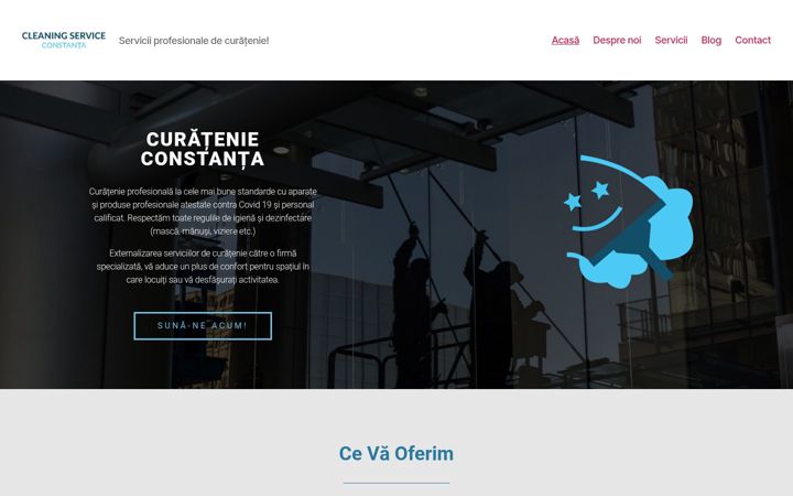 Screenshot of cleaningserviceconstanta.ro