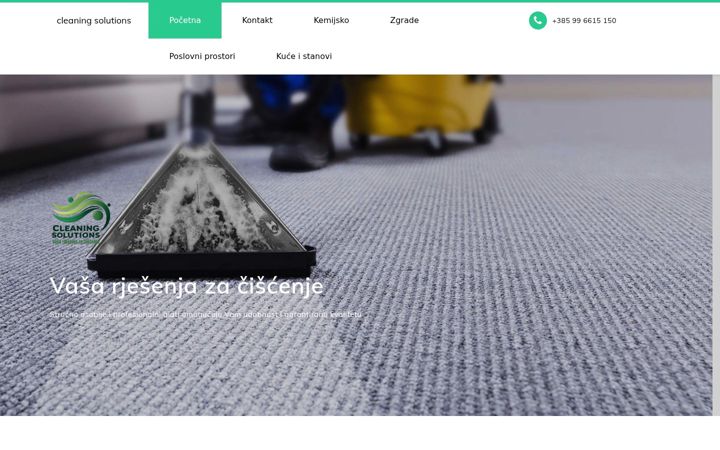Screenshot van cleaningsolutions.hr