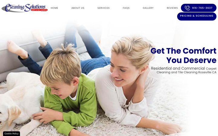 Screenshot of cleaningsolutions365.com
