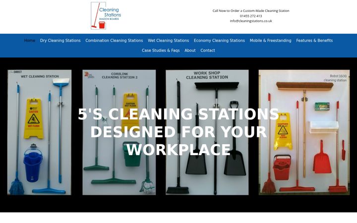Screenshot of cleaningstations.co.uk