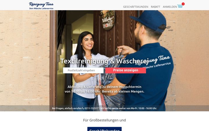Screenshot of cleaninn.de