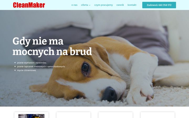 Screenshot di cleanmaker.pl