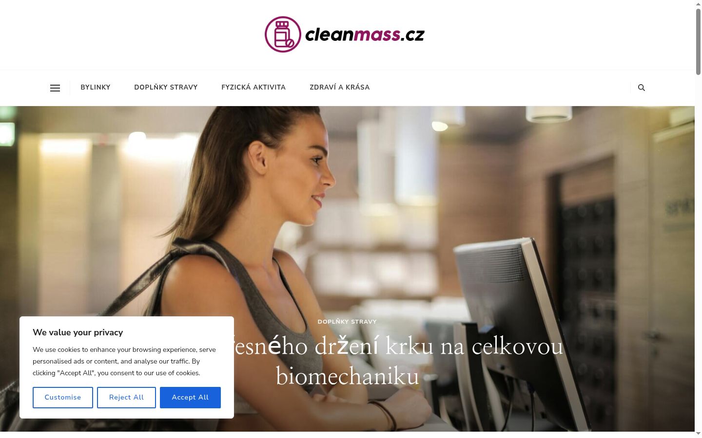 Snímek obrazovky baneru souhlasu zobrazeného před jakoukoli interakcí