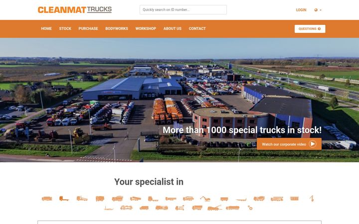 Screenshot of cleanmat.es