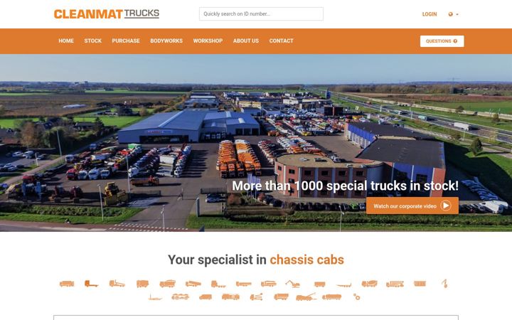 Screenshot of cleanmat.eu