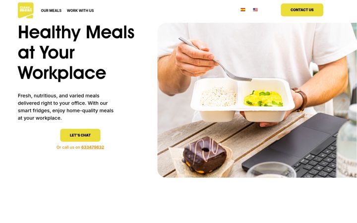 Screenshot of cleanmeal.es