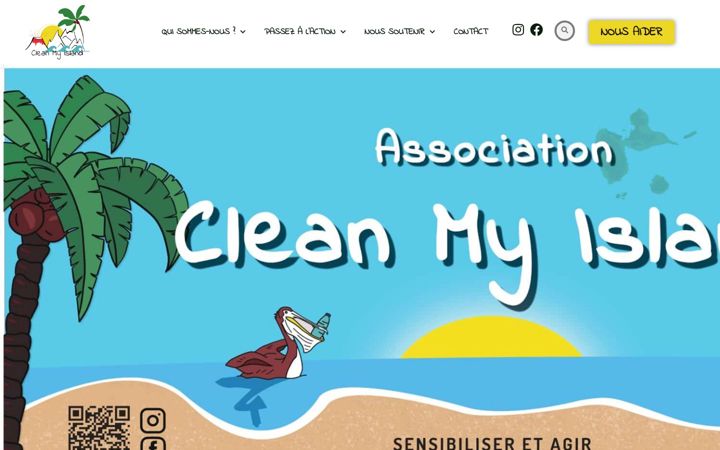 Snímek obrazovky cleanmyisland.fr