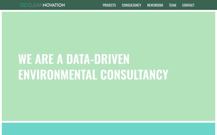 Screenshot of cleannovation.com