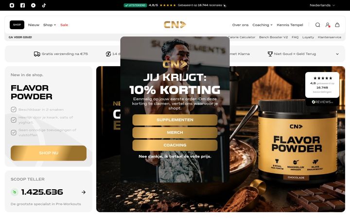 Zrzut ekranu cleannutrition.nl