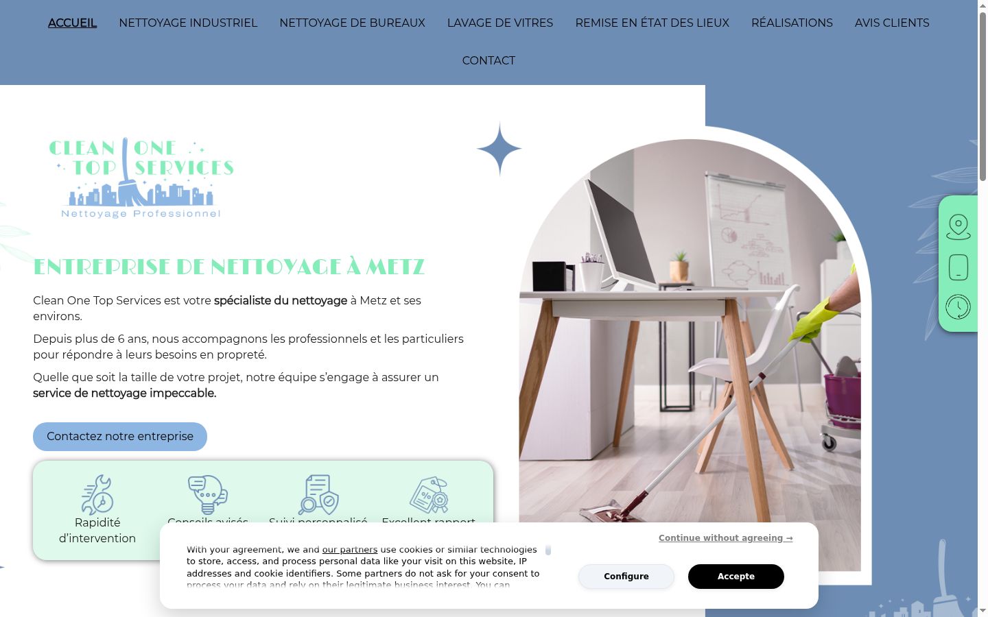 Sutikimo reklamjuostės, rodytos prieš bet kokią sąveiką, ekrano kopija