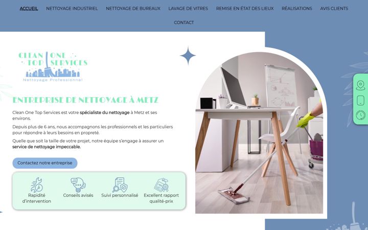 Snímek obrazovky cleanonetopservices.fr