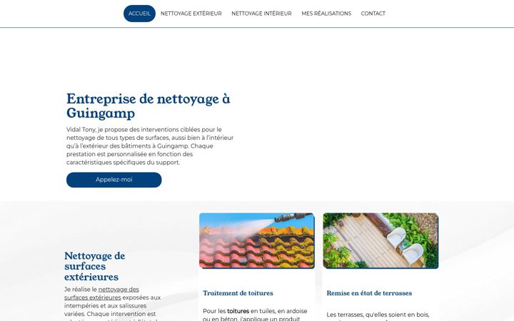 Screenshot of cleanope22.fr