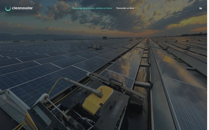 Screenshot of cleanosolar.ch