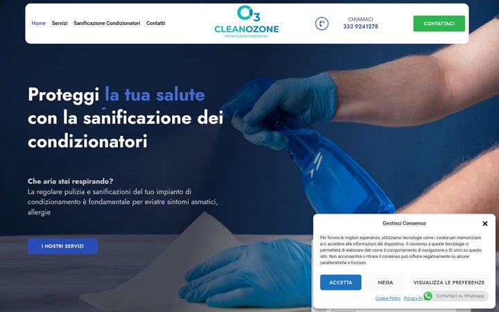 Screenshot of cleanozone.it