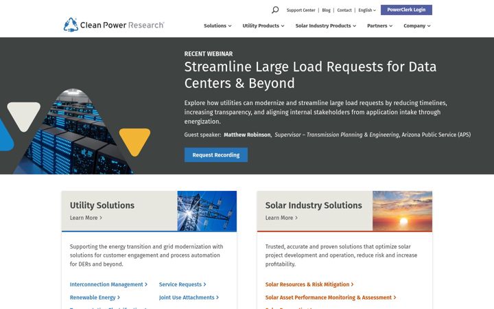 Screenshot of cleanpower.com