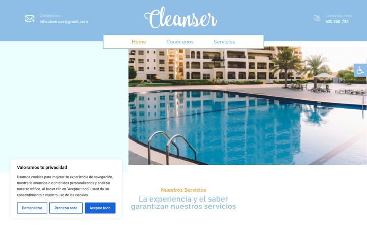 Screenshot of cleanserservicios.com