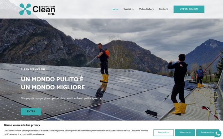 Screenshot of cleanservice-srl.it