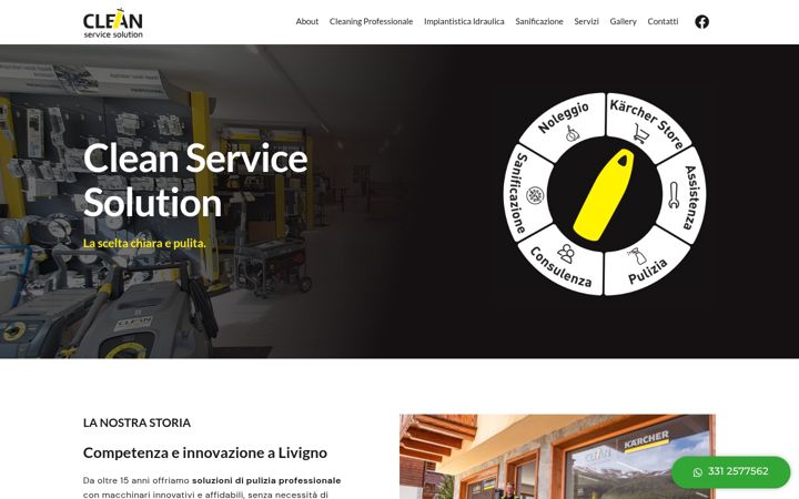 Screenshot του cleanservicesolution.it