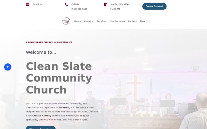 Screenshot του cleanslateoroville.org