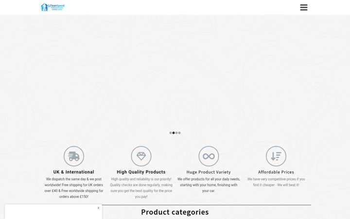 Screenshot di cleanspeed.co.uk