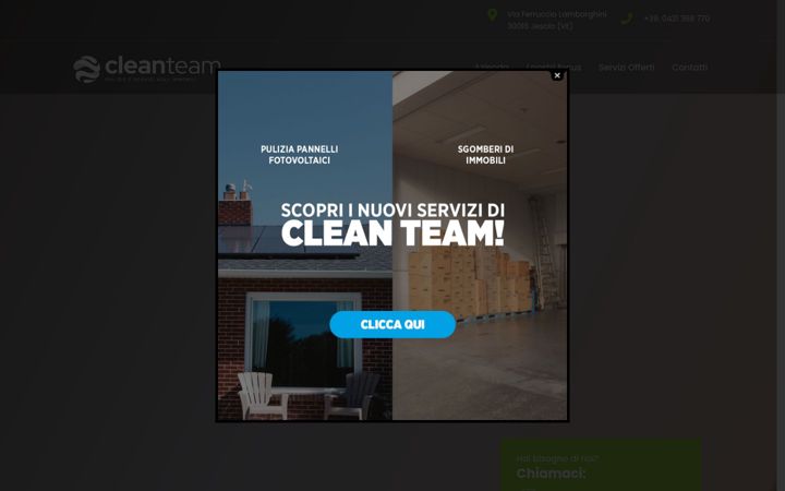 Screenshot of cleanteam.solutions
