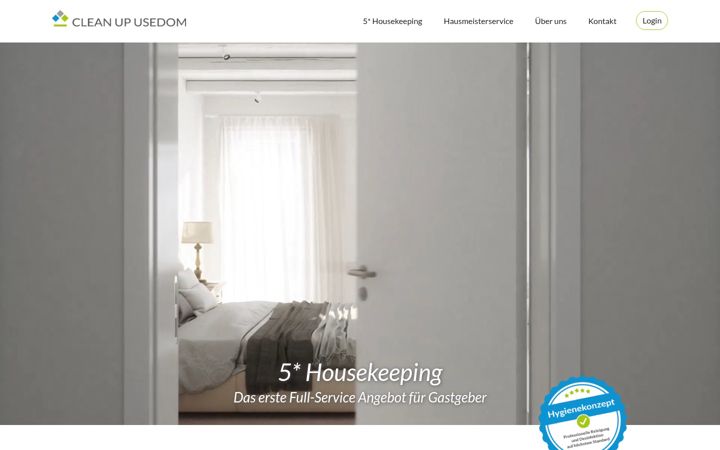 Screenshot of cleanup-usedom.com
