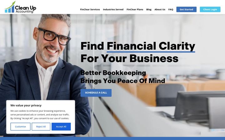 Screenshot of cleanupacct.com