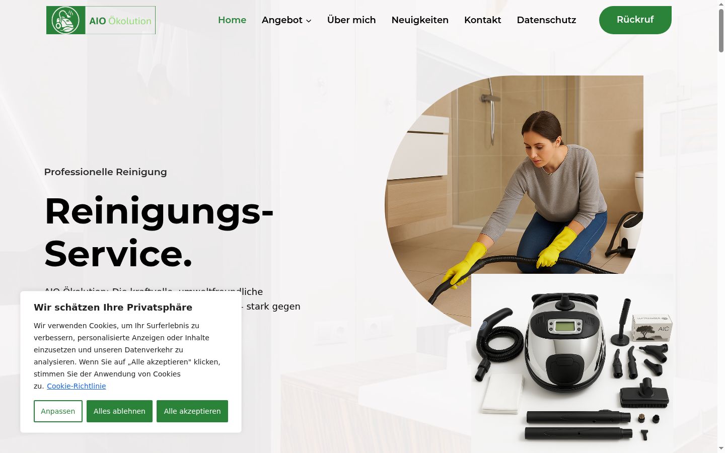 Kuvakaappaus suostumusbannerista, joka näytettiin ennen mitään vuorovaikutusta