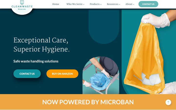 Screenshot of cleanwastemedical.com