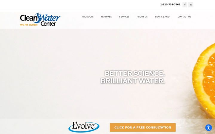 Screenshot of cleanwatercenter.com