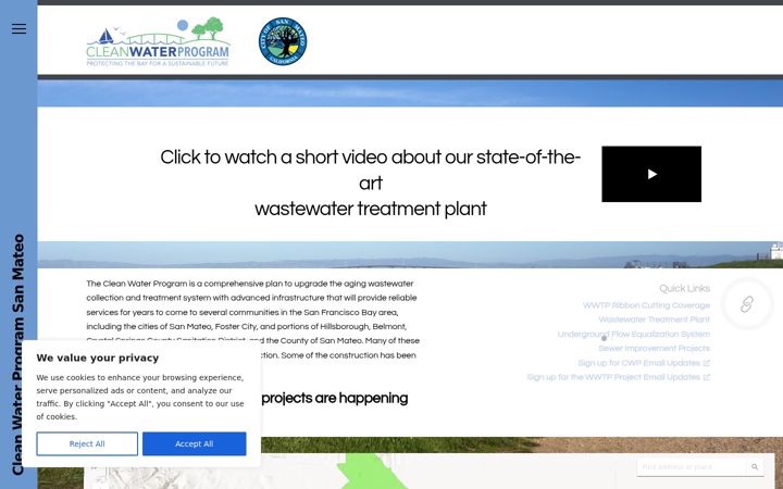 Screenshot του cleanwaterprogramsanmateo.org