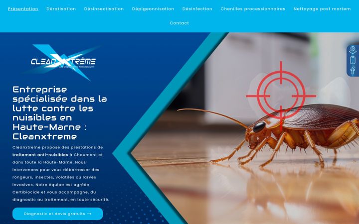Zrzut ekranu cleanxtreme.fr