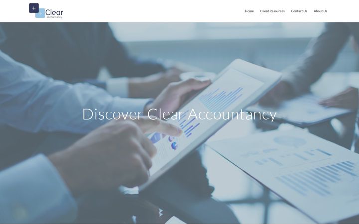 Zrzut ekranu clear-accountancy.co.uk