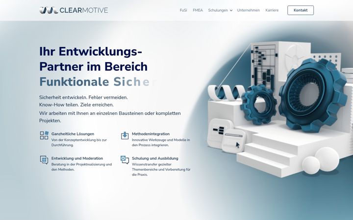 Screenshot of clear-motive.de