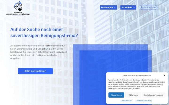 Screenshot of clear-tidy.de