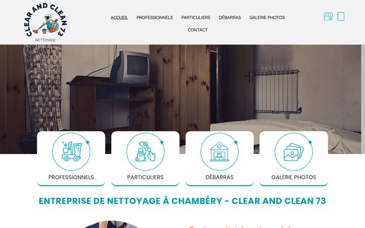 Screenshot of clearandclean-73.fr