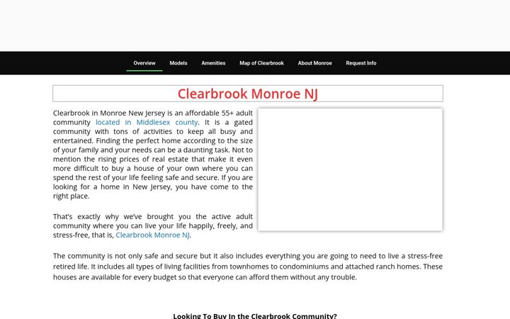 Screenshot of clearbrookmonroenj.com