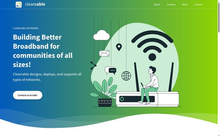 Screenshot of clearcable.ca
